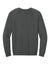 Next Level N9000/9000 Mens French Terry Long Sleeve Crewneck T-Shirt Heavy Metal Grey Flat Back