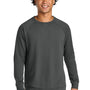 Next Level Mens French Terry Long Sleeve Crewneck T-Shirt - Heavy Metal Grey