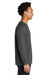 Next Level N9000/9000 Mens French Terry Long Sleeve Crewneck T-Shirt Heavy Metal Grey Model Side