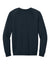 Next Level N9000/9000 Mens French Terry Long Sleeve Crewneck T-Shirt Midnight Navy Blue Flat Back