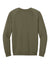 Next Level N9000/9000 Mens French Terry Long Sleeve Crewneck T-Shirt Military Green Flat Back