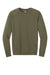 Next Level N9000/9000 Mens French Terry Long Sleeve Crewneck T-Shirt Military Green Flat Front