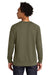 Next Level N9000/9000 Mens French Terry Long Sleeve Crewneck T-Shirt Military Green Model Back