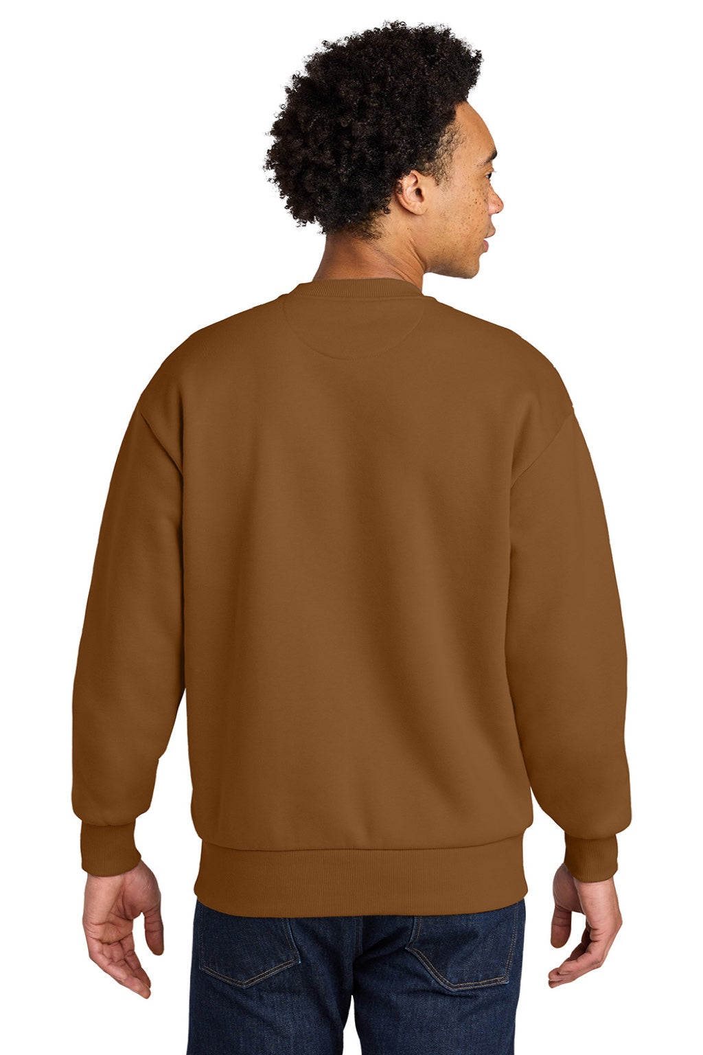 Next Level NL9007 Mens Crewneck Sweatshirt Clay Model Back