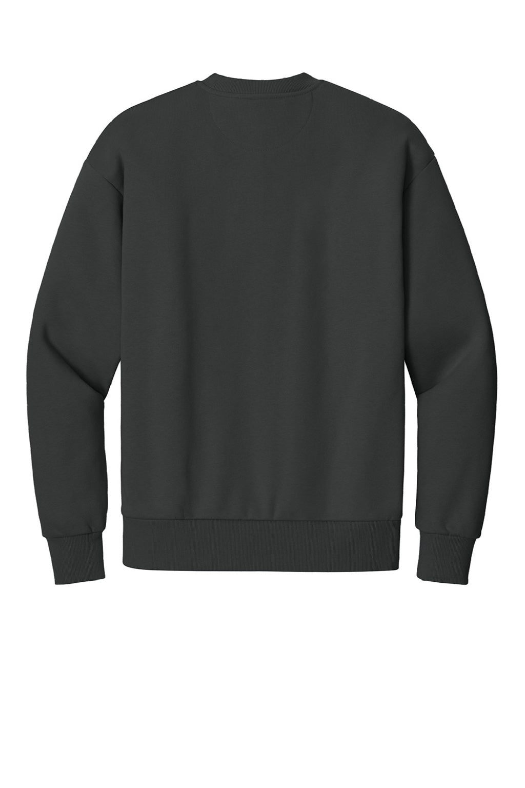 Next Level NL9007 Mens Crewneck Sweatshirt Graphite Black Flat Back