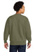Next Level NL9007 Mens Crewneck Sweatshirt Light Olive Green Model Back