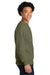 Next Level NL9007 Mens Crewneck Sweatshirt Light Olive Green Model Side