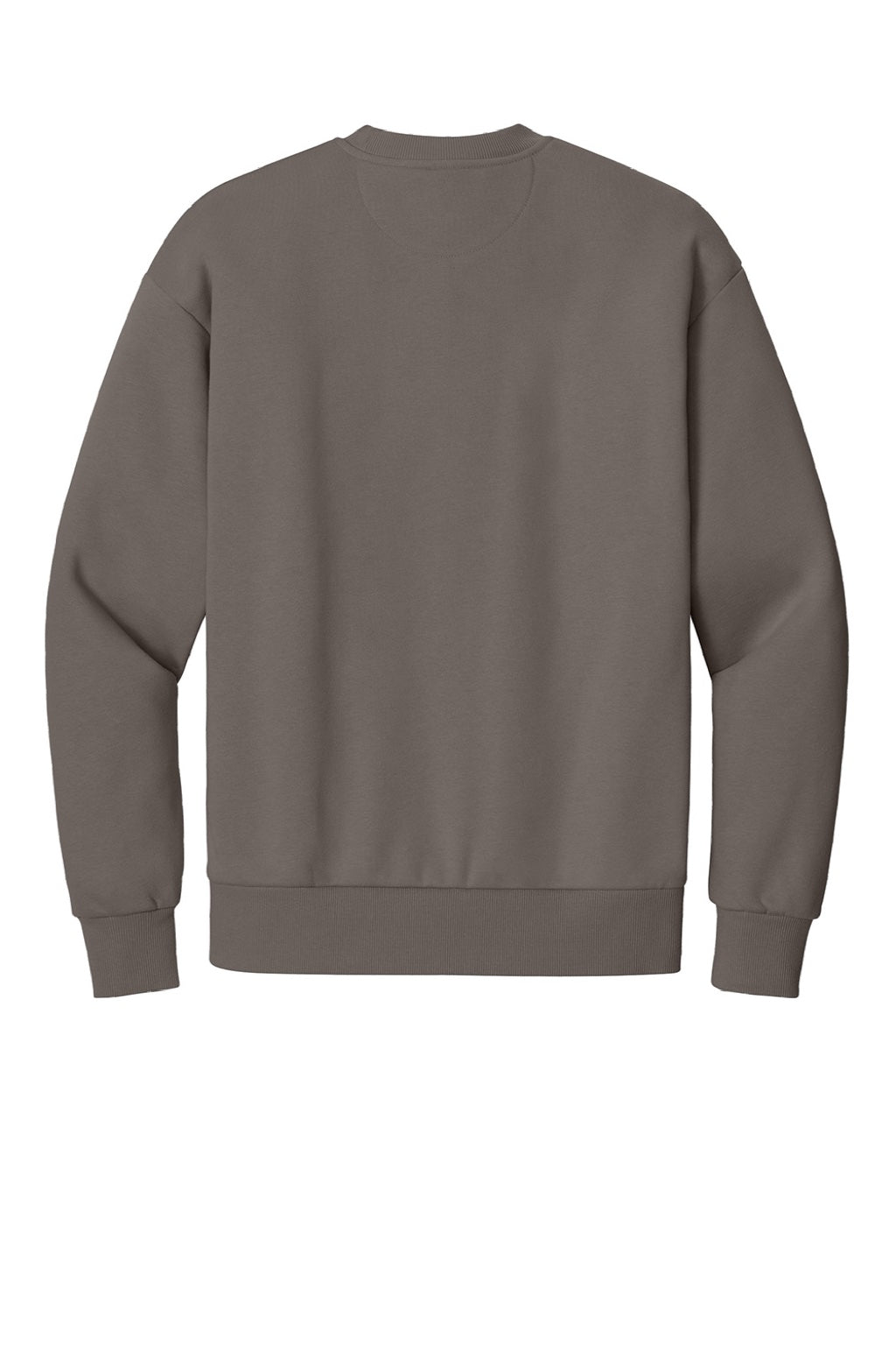 Next Level NL9007 Mens Crewneck Sweatshirt Shiitake Grey Flat Back
