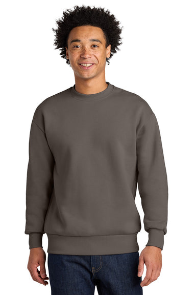 Next Level NL9007 Mens Crewneck Sweatshirt Shiitake Grey Model Front