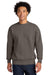 Next Level NL9007 Mens Crewneck Sweatshirt Shiitake Grey Model Front