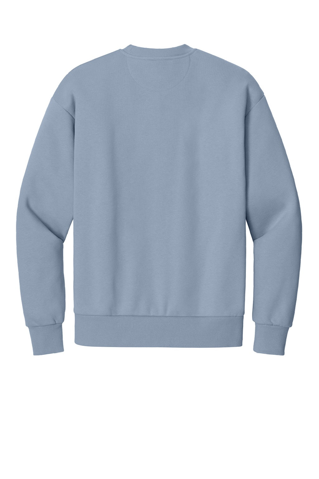 Next Level NL9007 Mens Crewneck Sweatshirt Stonewashed Denim Blue Flat Back