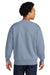 Next Level NL9007 Mens Crewneck Sweatshirt Stonewashed Denim Blue Model Back