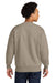 Next Level NL9007 Mens Crewneck Sweatshirt Tan Model Back