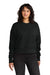 Next Level NL9087 Womens Crewneck Sweatshirt Black Model Front