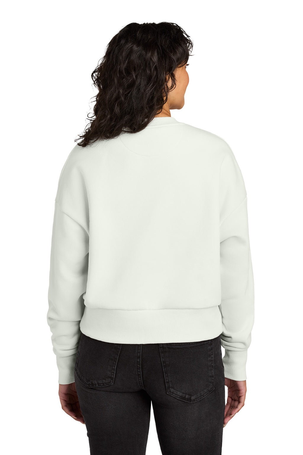 Next Level NL9087 Womens Crewneck Sweatshirt Bone Model Back