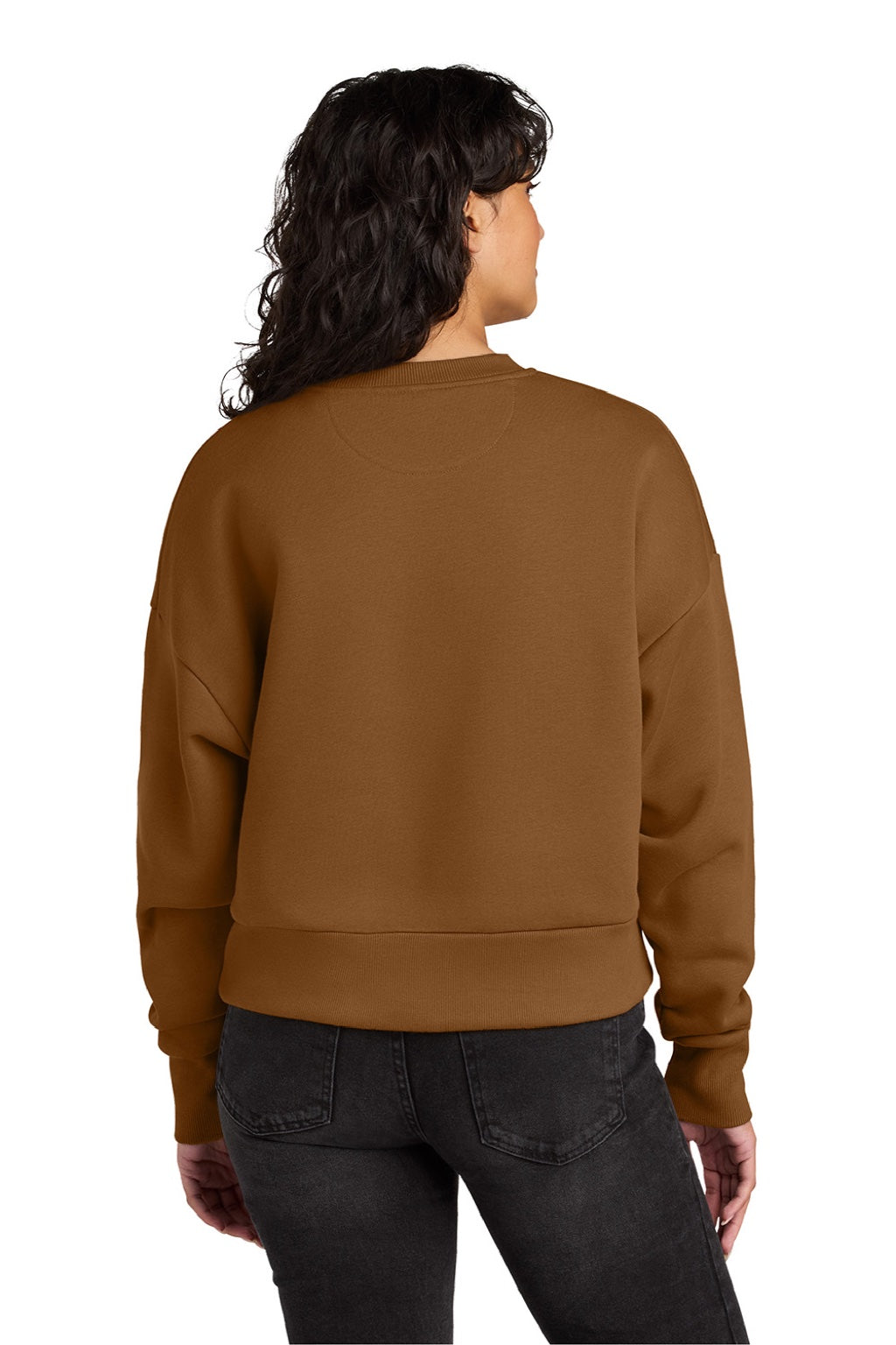 Next Level NL9087 Womens Crewneck Sweatshirt Clay Model Back