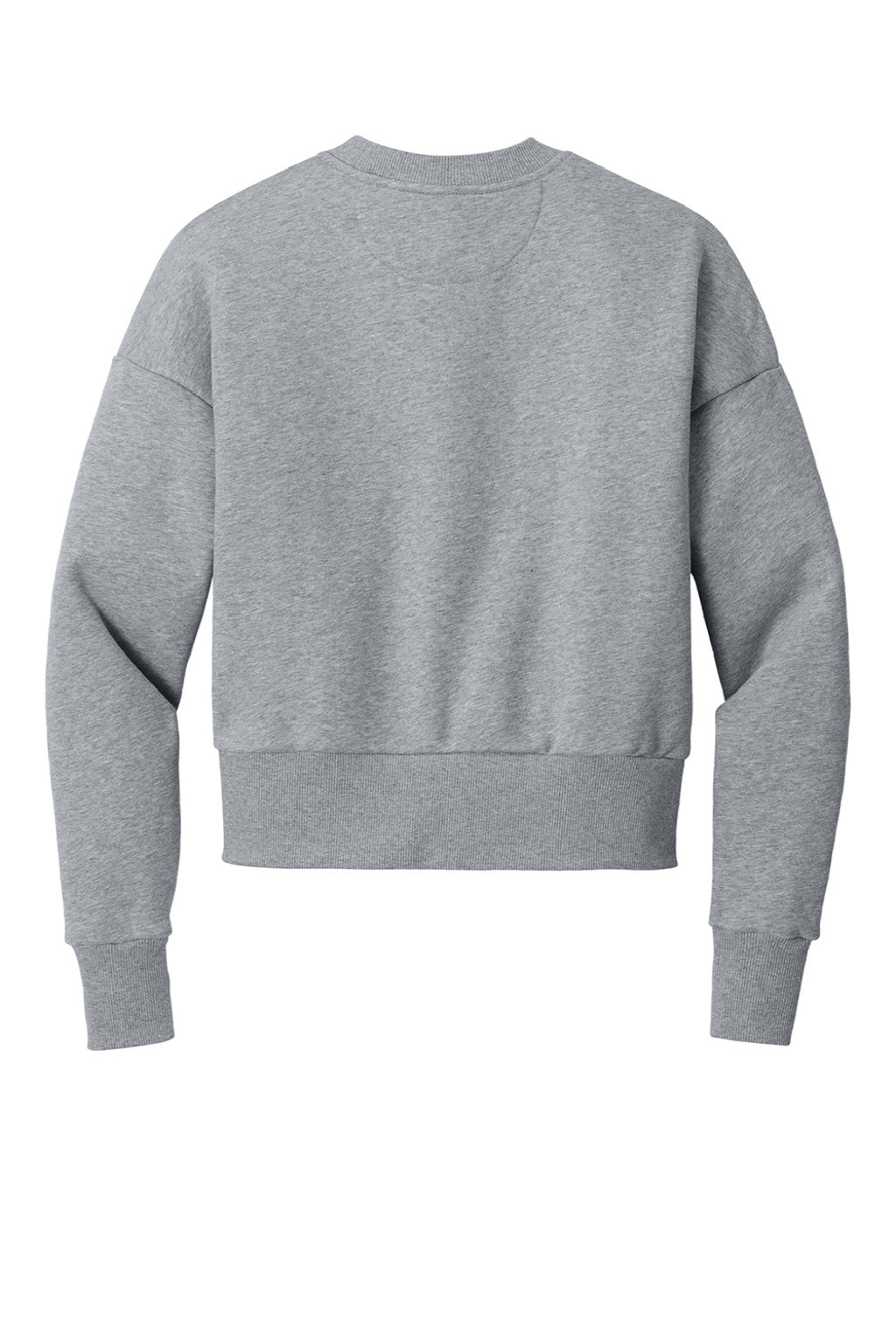 Next Level NL9087 Womens Crewneck Sweatshirt Heather Grey Flat Back