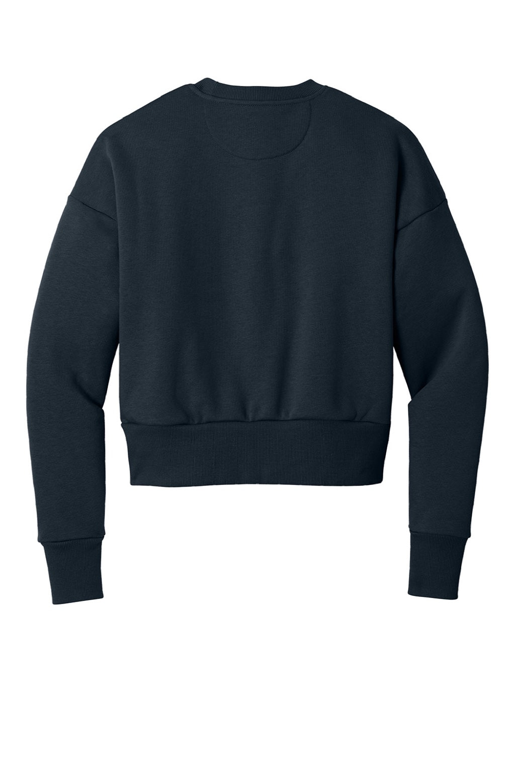 Next Level NL9087 Womens Crewneck Sweatshirt Midnight Navy Blue Flat Back