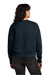 Next Level NL9087 Womens Crewneck Sweatshirt Midnight Navy Blue Model Back