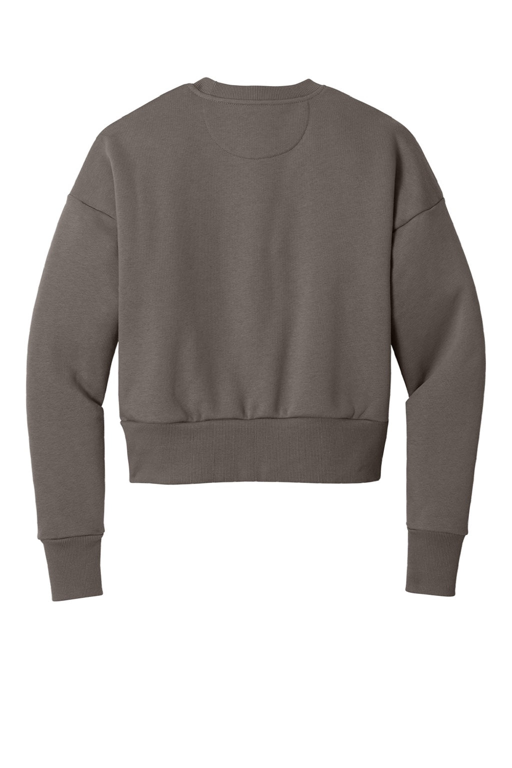 Next Level NL9087 Womens Crewneck Sweatshirt Shiitake Grey Flat Back