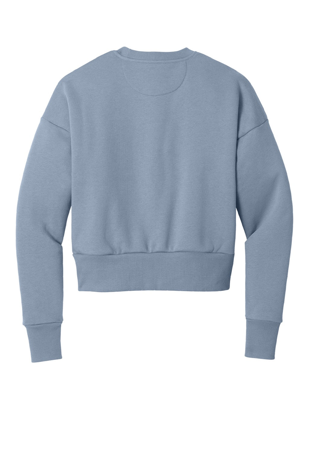 Next Level NL9087 Womens Crewneck Sweatshirt Stonewashed Denim Blue Flat Back