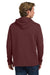 Next Level NL9300/9300 Mens PCH Fleece Hooded Sweatshirt Hoodie w/ Pockets Heather Maroon Model Back