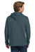 Next Level NL9300/9300 Mens PCH Fleece Hooded Sweatshirt Hoodie w/ Pockets Heather Slate Blue Model Back