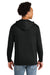 Next Level 9301 Mens French Terry Fleece Hooded Sweatshirt Hoodie w/ Pouch Pocket Black Model Back