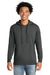 Next Level 9301 Mens French Terry Fleece Hooded Sweatshirt Hoodie w/ Pouch Pocket Heavy Metal Grey Model Front