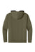 Next Level 9301 Mens French Terry Fleece Hooded Sweatshirt Hoodie w/ Pouch Pocket Military Green/Black Flat Back