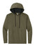 Next Level 9301 Mens French Terry Fleece Hooded Sweatshirt Hoodie w/ Pouch Pocket Military Green/Black Flat Front