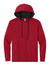 Next Level 9301 Mens French Terry Fleece Hooded Sweatshirt Hoodie w/ Pouch Pocket Red/Black Flat Front