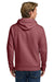 Next Level NL9303/9303 Mens Fleece Hooded Sweatshirt Hoodie w/ Pouch Pocket Mauve Model Back