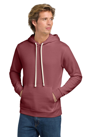 Next Level NL9303/9303 Mens Fleece Hooded Sweatshirt Hoodie w/ Pouch Pocket Mauve Model Front