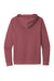 Next Level NL9303/9303 Mens Fleece Hooded Sweatshirt Hoodie w/ Pouch Pocket Mauve Flat Back