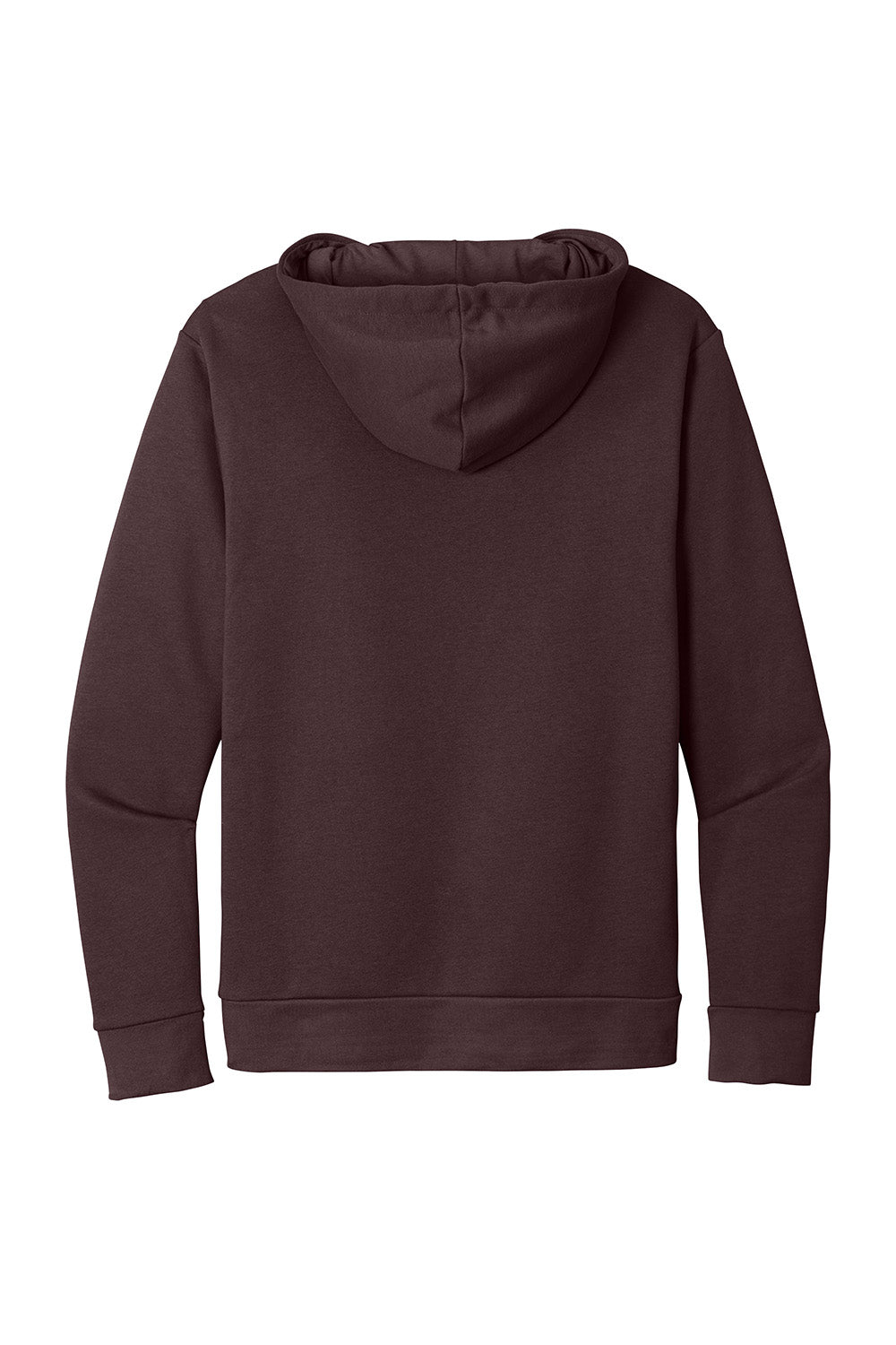 Next Level NL9303/9303 Mens Fleece Hooded Sweatshirt Hoodie w/ Pouch Pocket Oxblood Flat Back