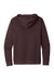 Next Level NL9303/9303 Mens Fleece Hooded Sweatshirt Hoodie w/ Pouch Pocket Oxblood Flat Back