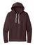 Next Level NL9303/9303 Mens Fleece Hooded Sweatshirt Hoodie w/ Pouch Pocket Oxblood Flat Front