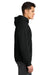 Next Level NL9307 Mens Heavyweight Hooded Sweatshirt Hoodie w/ Pouch Pocket Black Model Side