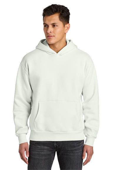 Next Level NL9307 Mens Heavyweight Hooded Sweatshirt Hoodie w/ Pouch Pocket Bone Model Front