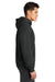 Next Level NL9307 Mens Heavyweight Hooded Sweatshirt Hoodie w/ Pouch Pocket Graphite Black Model Side
