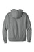 Next Level NL9307 Mens Heavyweight Hooded Sweatshirt Hoodie w/ Pouch Pocket Heather Grey Flat Back