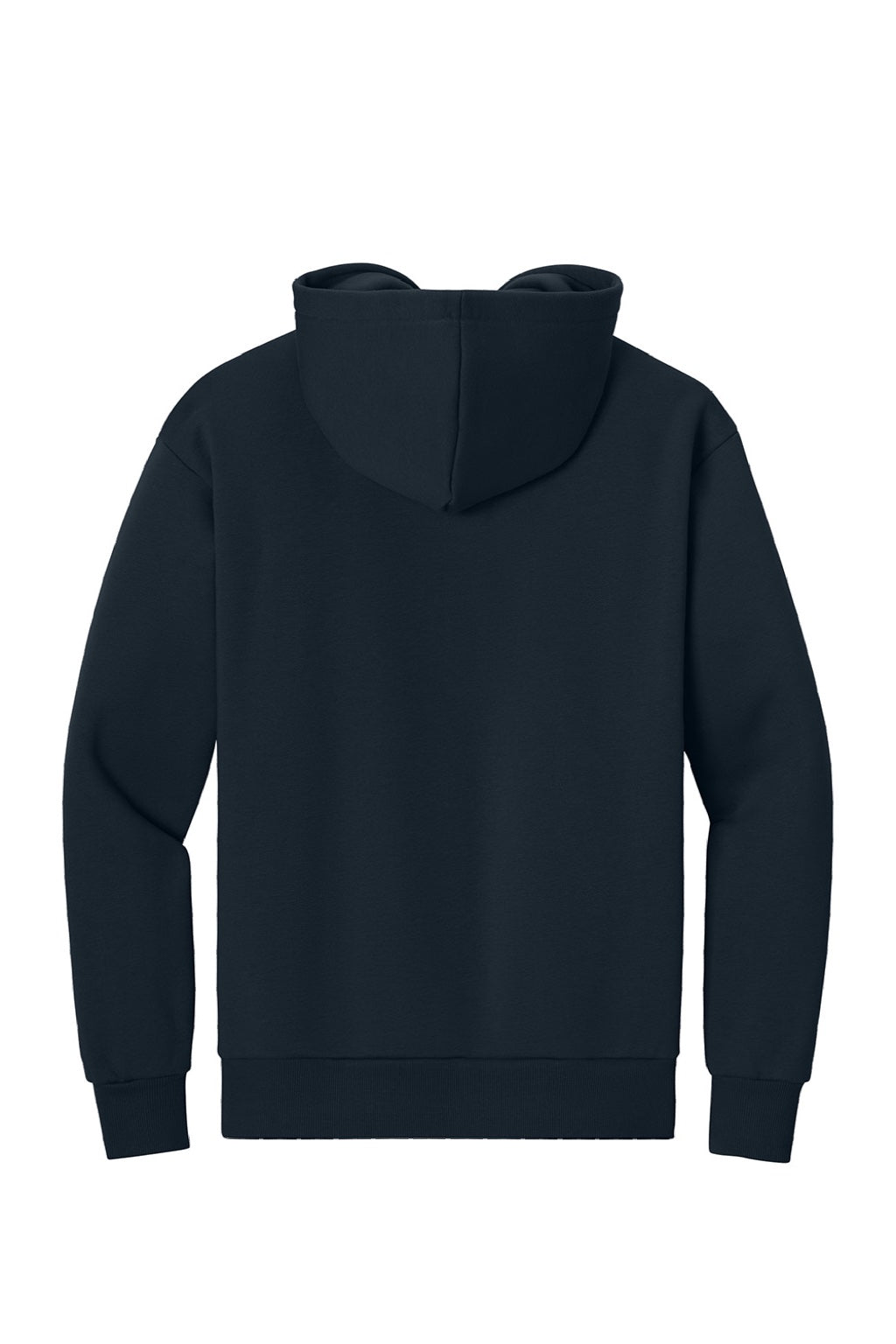 Next Level NL9307 Mens Heavyweight Hooded Sweatshirt Hoodie w/ Pouch Pocket Midnight Navy Blue Flat Back