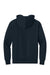Next Level NL9307 Mens Heavyweight Hooded Sweatshirt Hoodie w/ Pouch Pocket Midnight Navy Blue Flat Back