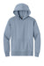 Next Level NL9307 Mens Heavyweight Hooded Sweatshirt Hoodie w/ Pouch Pocket Stonewashed Denim Blue Flat Front