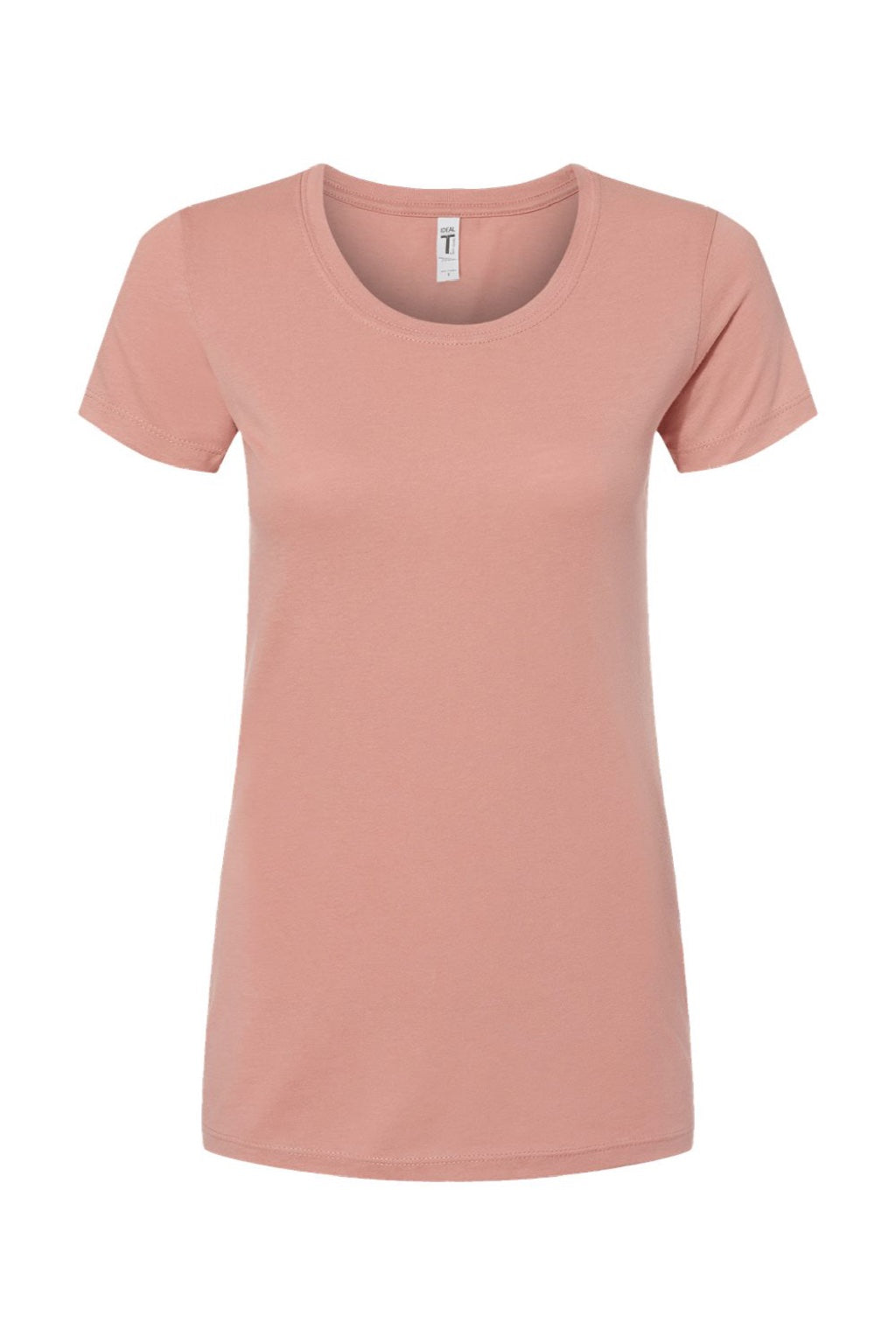 Next Level 1510 Womens Ideal Jersey Short Sleeve Crewneck T-Shirt Desert Pink Flat Front