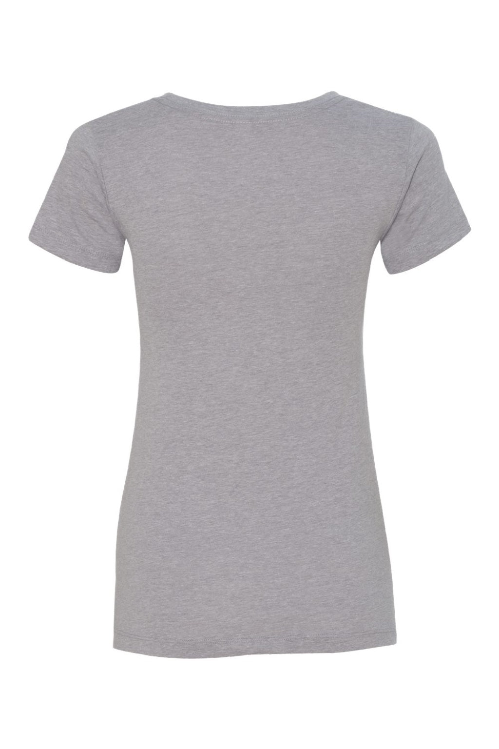 Next Level 1510 Womens Ideal Jersey Short Sleeve Crewneck T-Shirt Heather Grey Flat Back