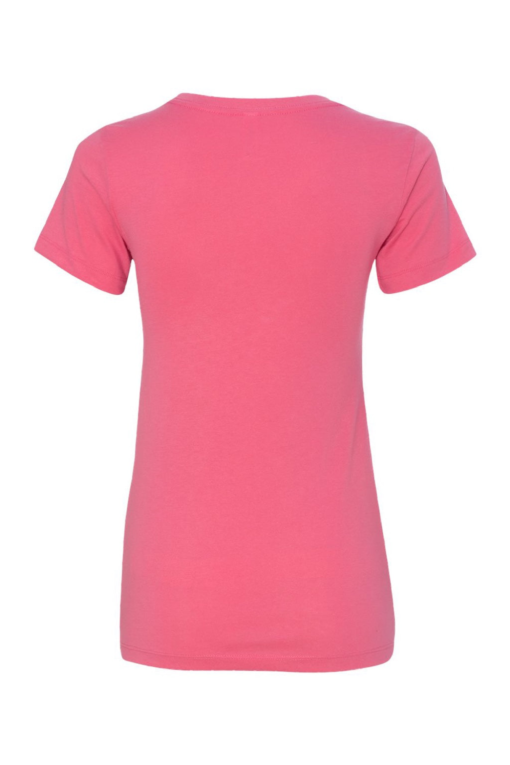 Next Level 1510 Womens Ideal Jersey Short Sleeve Crewneck T-Shirt Hot Pink Flat Back