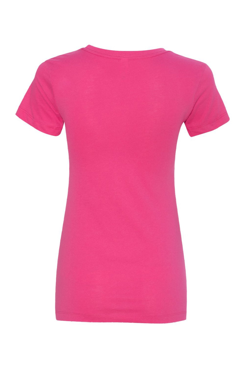 Next Level 1510 Womens Ideal Jersey Short Sleeve Crewneck T-Shirt Raspberry Pink Flat Back