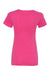 Next Level 1510 Womens Ideal Jersey Short Sleeve Crewneck T-Shirt Raspberry Pink Flat Back